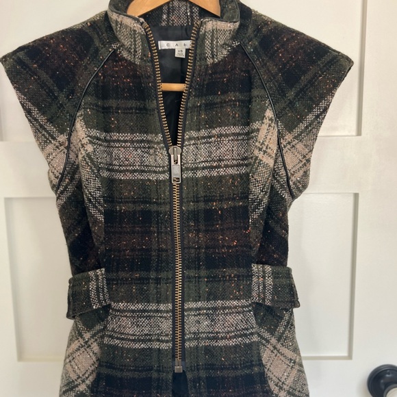 CAbi Jackets & Blazers - CAbi Multicolor Zip-Up Vest